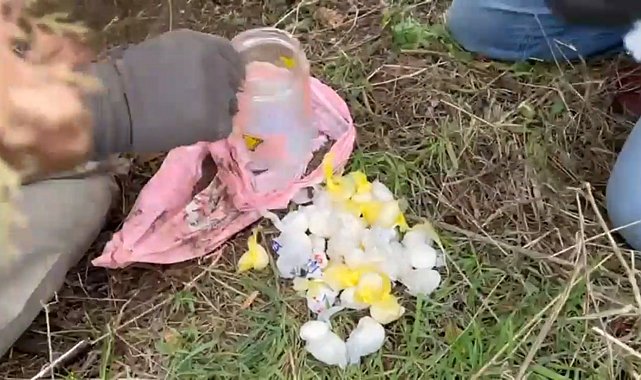 Uyuşturucuyu kavanozla evinin bahçesine gömen kadın tutuklandı