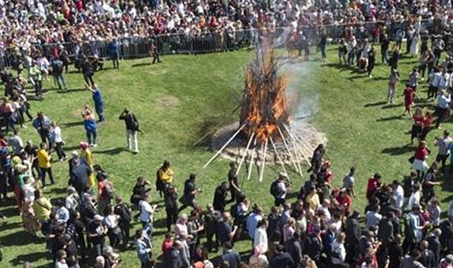 Diyarbakır'da nevruz hazırlığı; 3 ton odun yakılacak