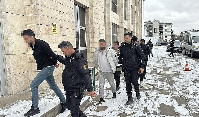 Kütahya'da suç örgütü operasyonu; 6 gözaltı