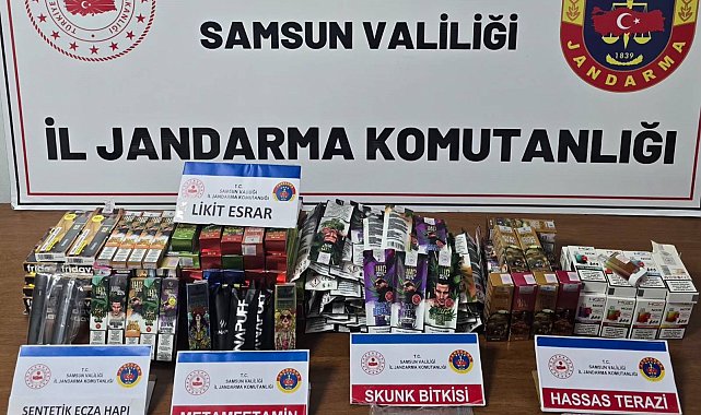 Samsun'da uyuşturucu operasyonu; 1 gözaltı
