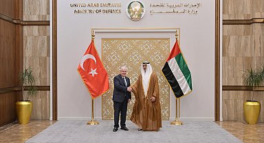 Bakan Güler, BAE Savunma İşlerinden Sorumlu Devlet Bakanı Al Mazrouei ile görüştü