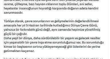 Cumhurbaşkanı Erdoğan: Gelecek nesiller için yaşanabilir bir çevre inşa etme sorumluluğumuz var