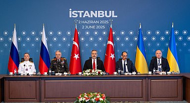 İstanbul- Dışişleri Bakanı Hakan Fidan Türkiye-Rusya-Ukrayna Üçlü Toplantısı'nda konuştu