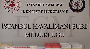 İstanbul- İstanbul Havalimanı'nda yaklaşık 12 milyon lira değerinde kaçak ilaç ele geçirildi