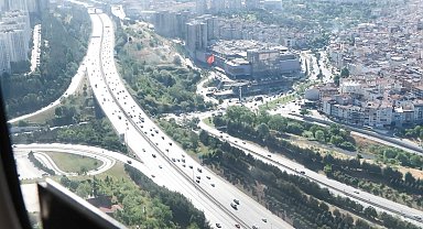 İstanbul- İstanbul'da bayram tatili dönüşünde helikopterli denetim
