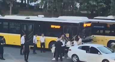 İstanbul - Sarıyer'de sürücülerin tekme tokat park yeri kavgası kamerada