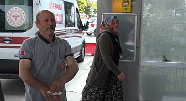 Samsun'da acemi kasaplar hastanelere koştu