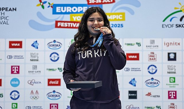 Ezginur Türkmen, Avrupa Gençlik Olimpik Yaz Festivalinde altın madalya kazandı