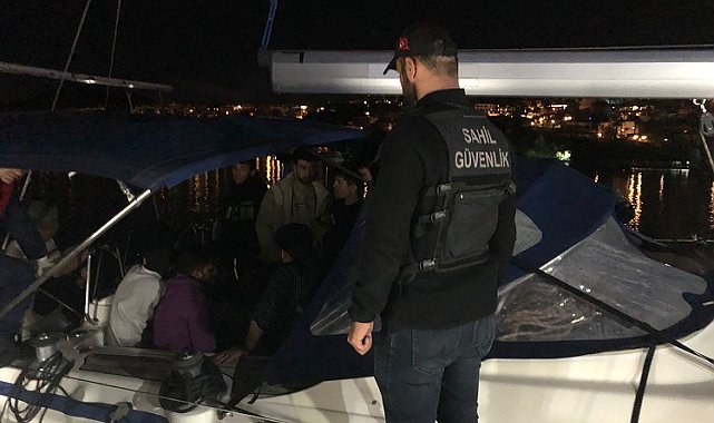Bodrum'da 106 kaçak göçmen ile 1 kaçakçı yakalandı