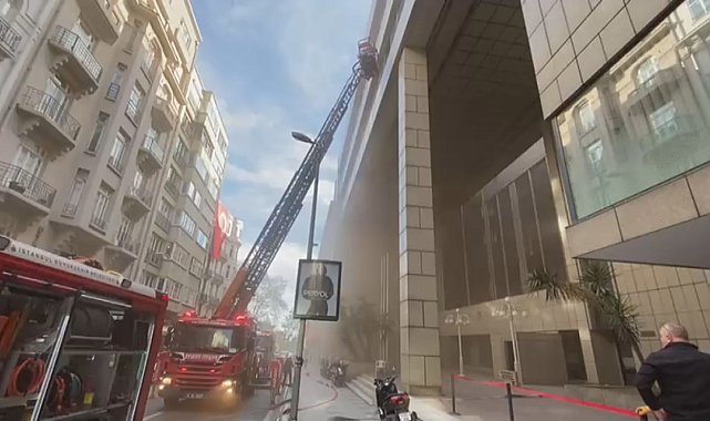 İstanbul - Nişantaşı'nda iş merkezi'nde yangın- 2 Ek görüntü