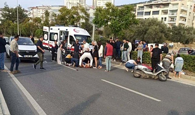 Kuşadası'nda motosikletin çarptığı yaya öldü