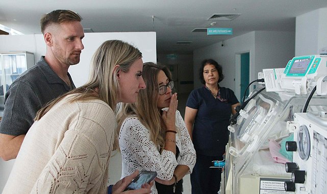 Tatile gelen İngiliz ailenin bebeği, Muğla'da hayata tutundu