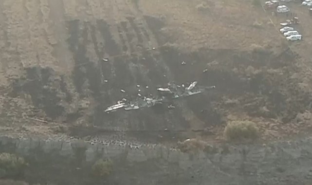 Gürcistan'da düşen uçakta son şehidin naaşına ulaşıldı