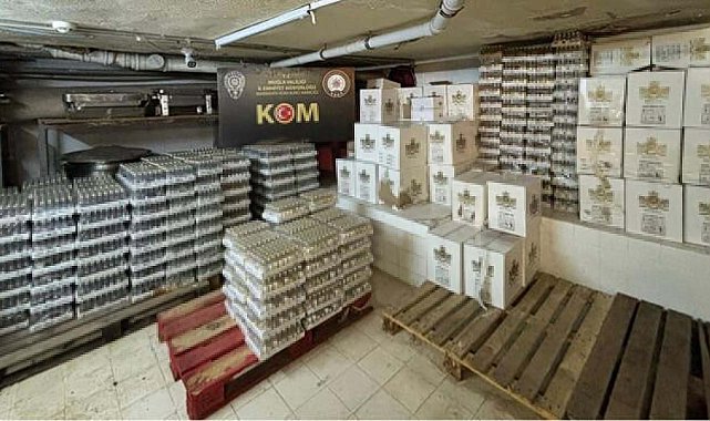 Muğla'da 'kaçak içki' operasyonu; 3 gözaltı