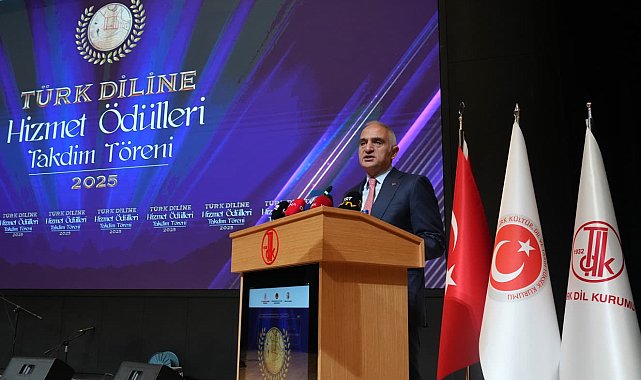'Türk Diline Hizmet Ödülü' sahiplerini buldu