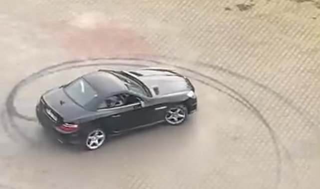 İstanbul - Maltepe'de özel hastanenin valeleri müşterinin otomobiliyle drift attı