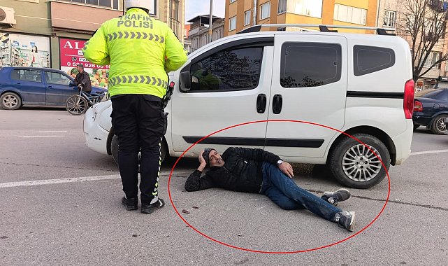 Muayene olup evine dönerken kazada yaralandı, aynı hastaneye kaldırıldı