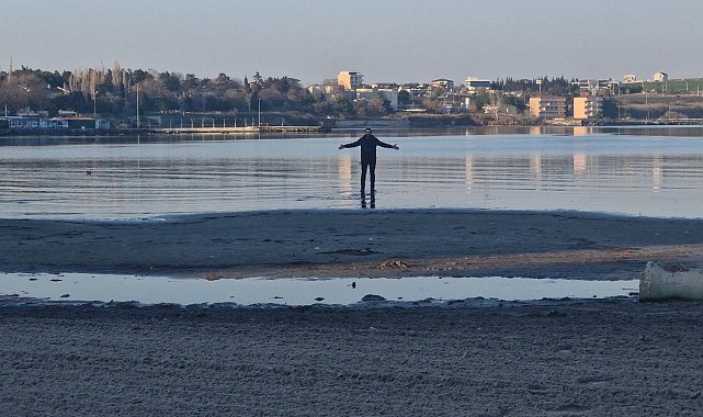 Tekirdağ'da deniz 20 metre çekildi