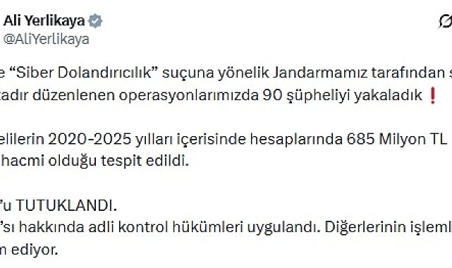 14 ilde 'siber suç' operasyonu: 39 tutuklama