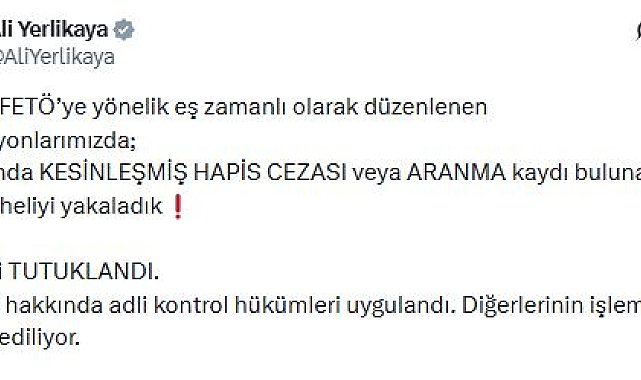 46 ilde FETÖ operasyonu; 82 tutuklama