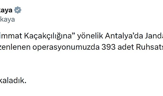 Antalya'da 393 ruhsatsız tabanca ele geçirildi: 2 gözaltı