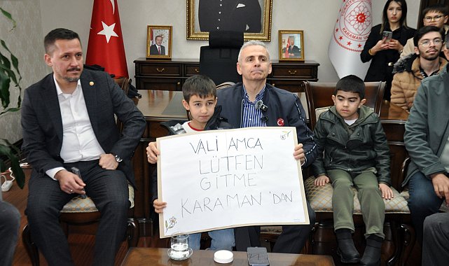 Ardahan'a atanan Vali Çiçekli, Karaman'a veda etti