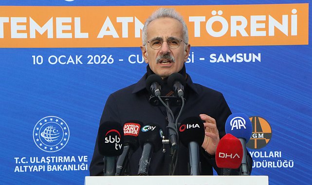 Bakan Uraloğlu: Bakanlık olarak 24 yılda Samsun'un altyapısına 91 milyarlık yatırım gerçekleştirdik