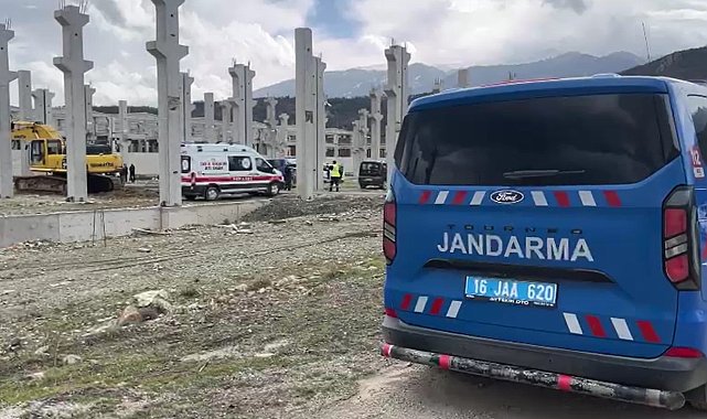 Bursa'da inşaat alanında beton dökümü sırasında göçük; 1 ölü