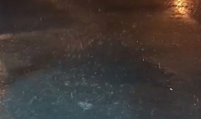 Çanakkale'de sağanak etkili oldu
