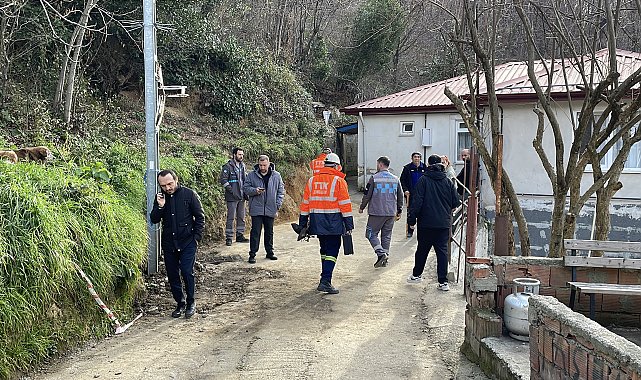 Evin bahçesinde doğal gaz kaçağına bakılırken, metan gazı tespit edildi