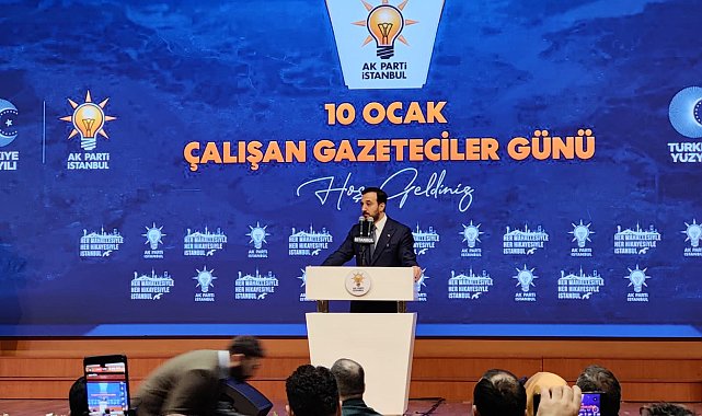 İstanbul - AK Parti İstanbul Başkanlığı'nda 10 Ocak Çalışan Gazeteciler Günü programı düzenlendi