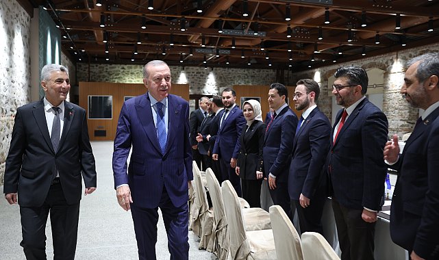 İstanbul- Cumhurbaşkanı Erdoğan MÜSİAD heyetini kabul etti