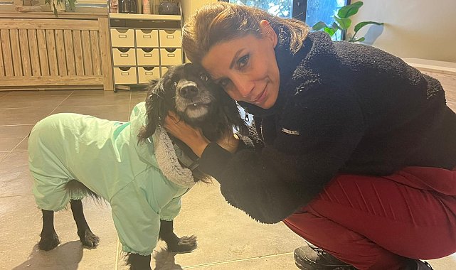 Kliniğine terk edilen köpeği sahiplendi