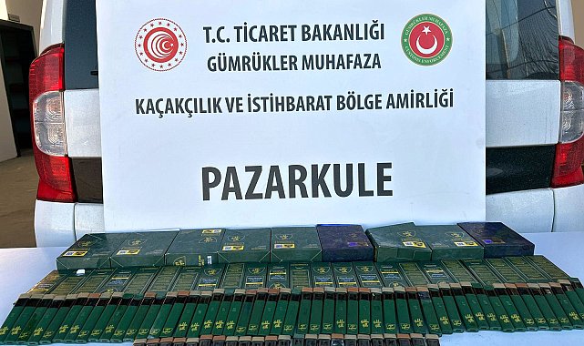 Pazarkule'de likit esrar dolu kaçak elektronik sigaralar ele geçirildi; 1 gözaltı