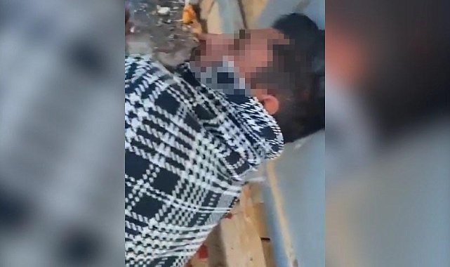 Taciz şüphelisini dövüp, jandarmaya teslim ettiler