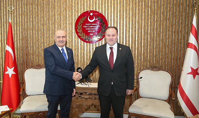 TBMM AB Uyum Komisyonu Başkanı Kayatürk, KKTC Cumhuriyet Meclisi Başkanı Öztürkler ile görüştü