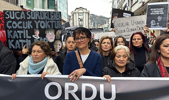 Yasemin Minguzzi, Ordu'da 'Çocuklar için adalet' yürüyüşüne katıldı