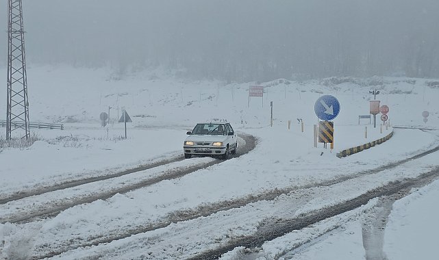 Zonguldak'ta kar yağışı