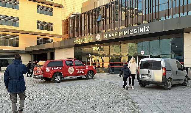 Çanakkale'de hastanede yangın