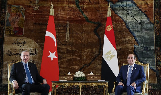 Cumhurbaşkanı Erdoğan, Mısır Cumhurbaşkanı Sisi ile görüştü