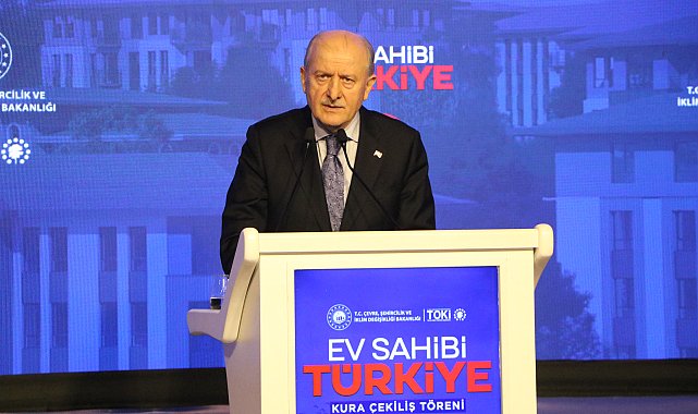 Düzce'de yapılacak 2 bin 470 sosyal konutun kurası törenle çekildi