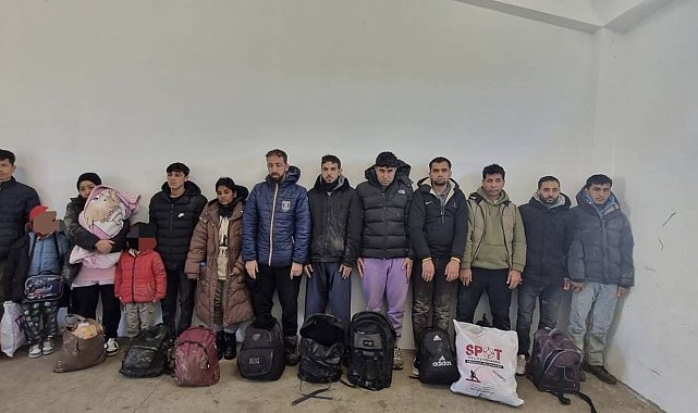 Edirne'de 14 kaçak göçmen yakalandı