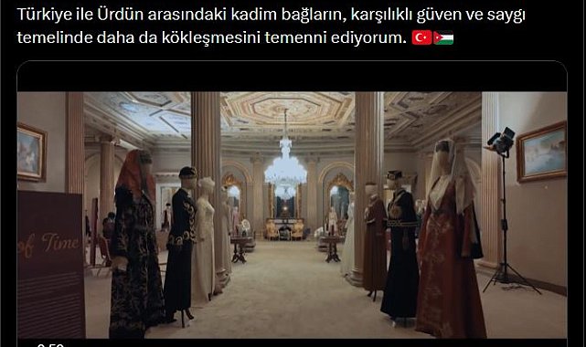 Emine Erdoğan'dan Ürdün Kralı 2'nci Abdullah ile eşinin Türkiye ziyaretine ilişkin paylaşım