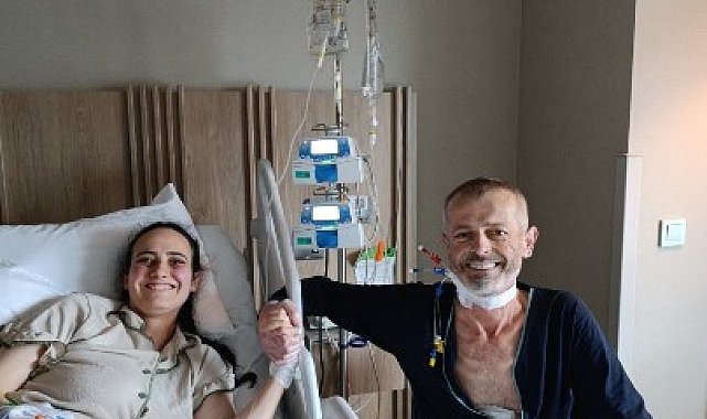 Hemşire kızının karaciğeriyle hayata tutunan baba: Evladım canından can verdi