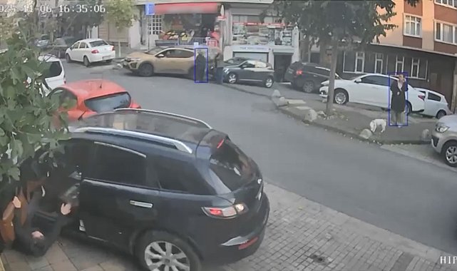 İstanbul - Kağıthane'de düştüğü araç üzerinden geçip duvara sıkıştırdı: Sinema gibi