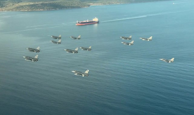 MSB: Çok uçaklı taarruz eğitimi, icra edildi