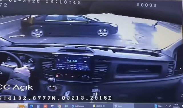 Polis memurunun emekliliğine 4 gün kala hayatını kaybettiği kaza kamerada