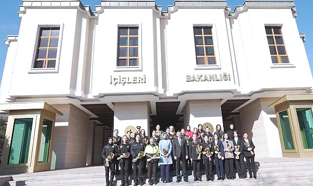 Bakan Çiftçi, İçişleri Bakanlığı teşkilatlarında görev yapan kadın personelleri kabul etti