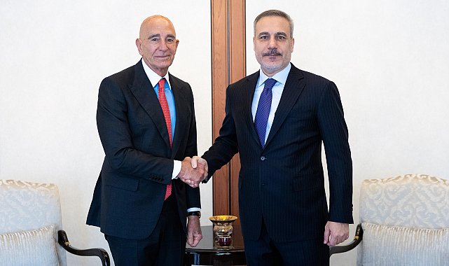 Bakan Fidan, ABD Büyükelçisi Barrack'ı kabul etti