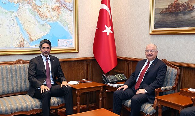 Bakan Güler, Katar Büyükelçisi Faisal ile görüştü